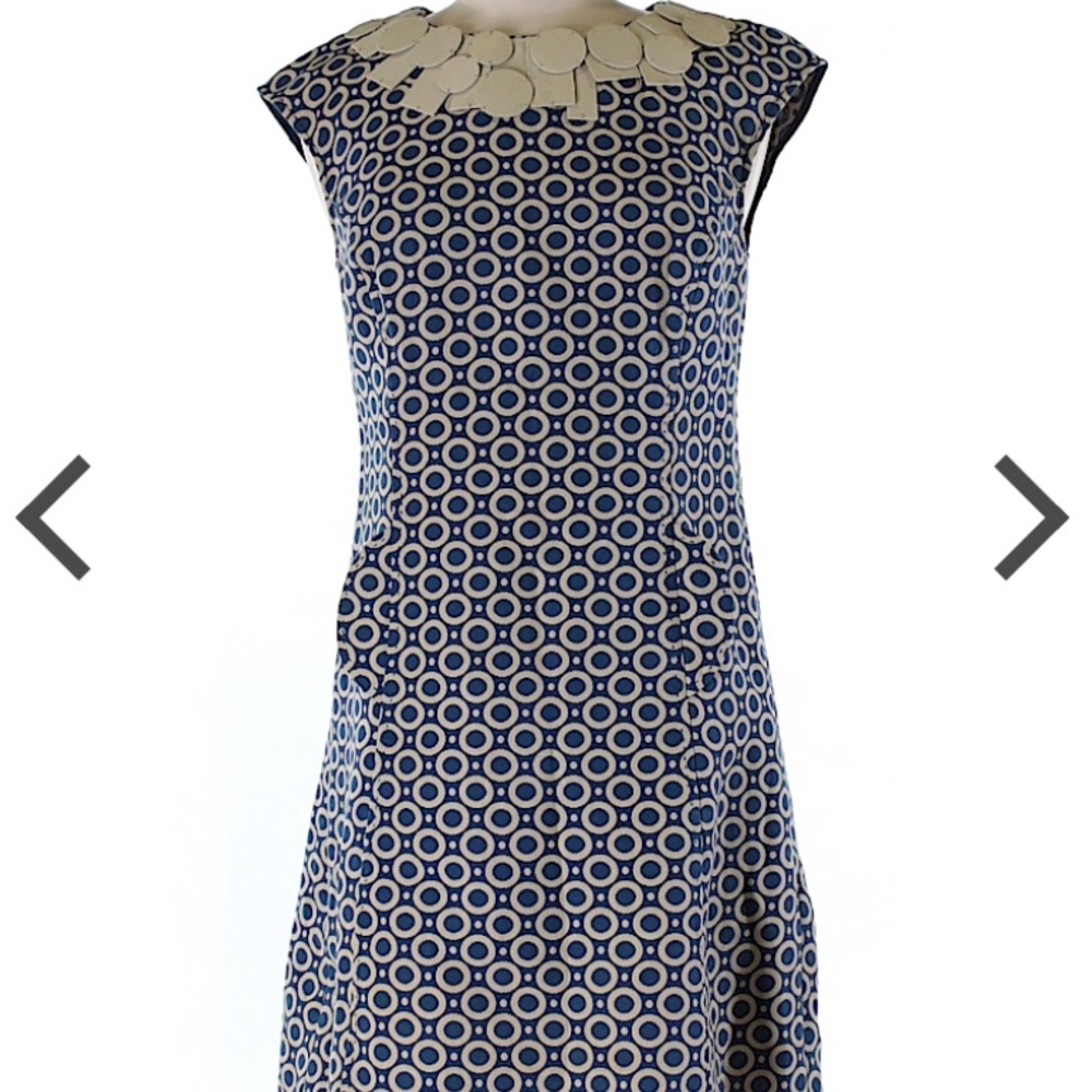 Hoss blue print dress